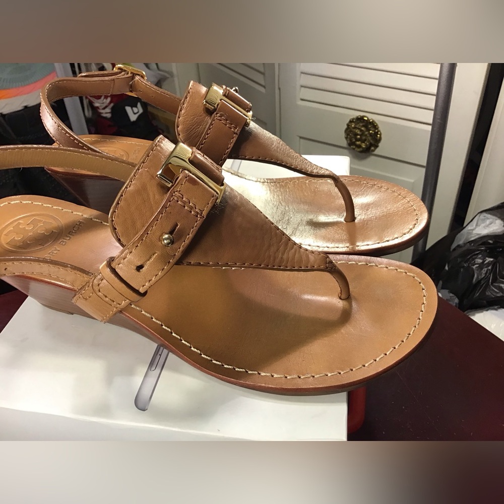 Tory Burch Leather Thong Sandals
